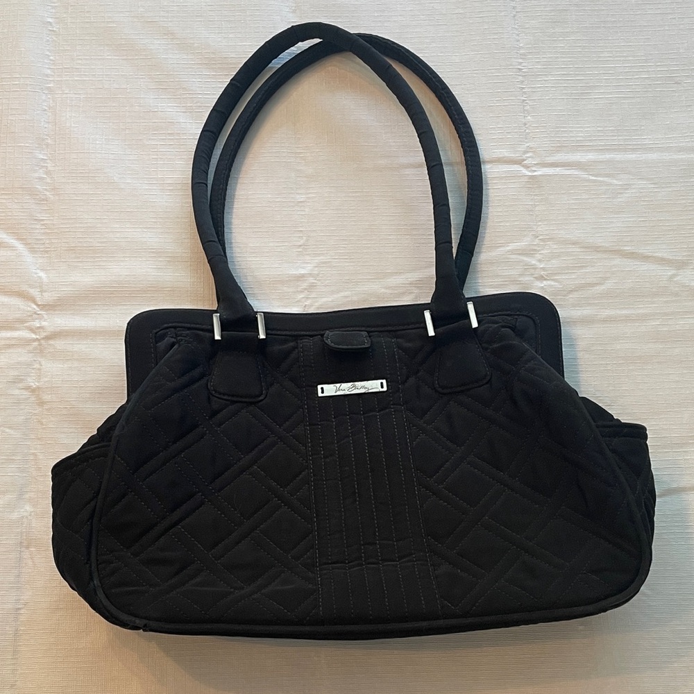 Vera Bradley Black Quilted Handbag